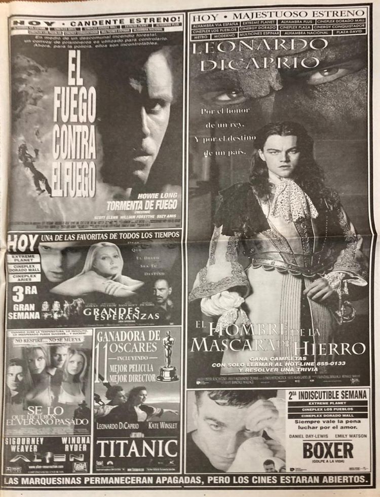 cartelera cine el dorado