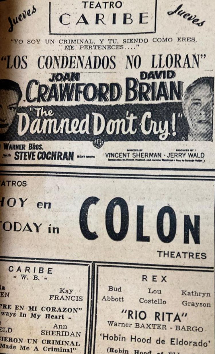 cartelera teatro caribe