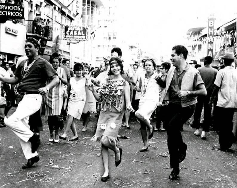 Celebración del Carnaval, año 1966 .