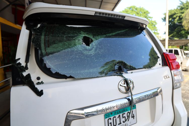 Vidrio roto de la prado de la VIP