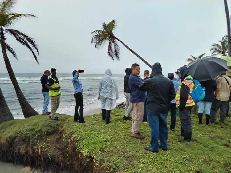 En la inspección participaron representantes de la UP, UTP, MiAmbiente y el MOP.