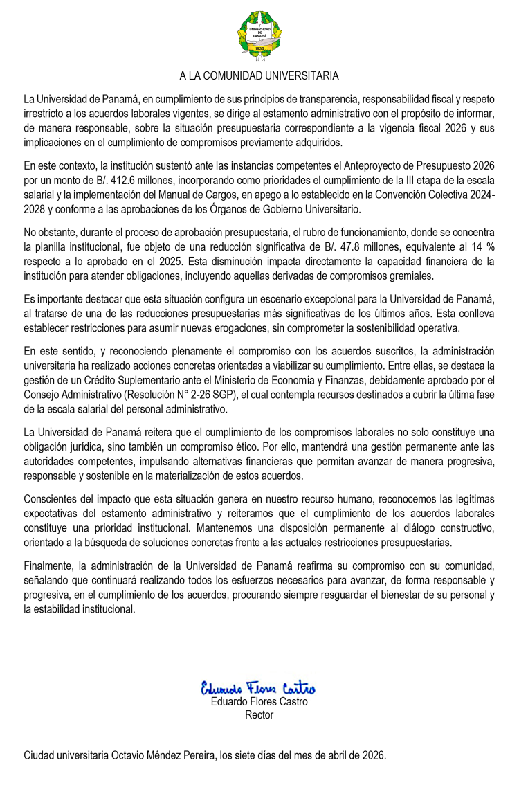 comunicado