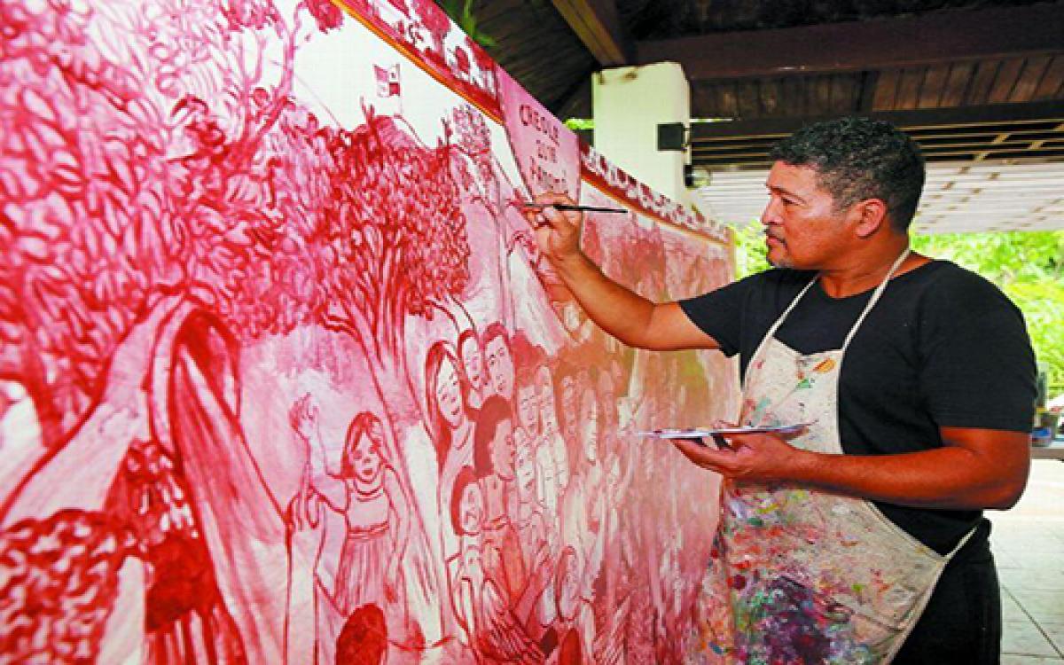 Historia de “La Luz del Llano”; Murales del Centro Regional Universitario  de Veraguas. 