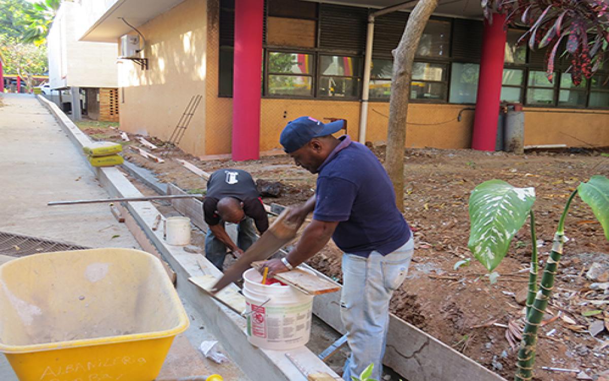 Instalación de baldosas