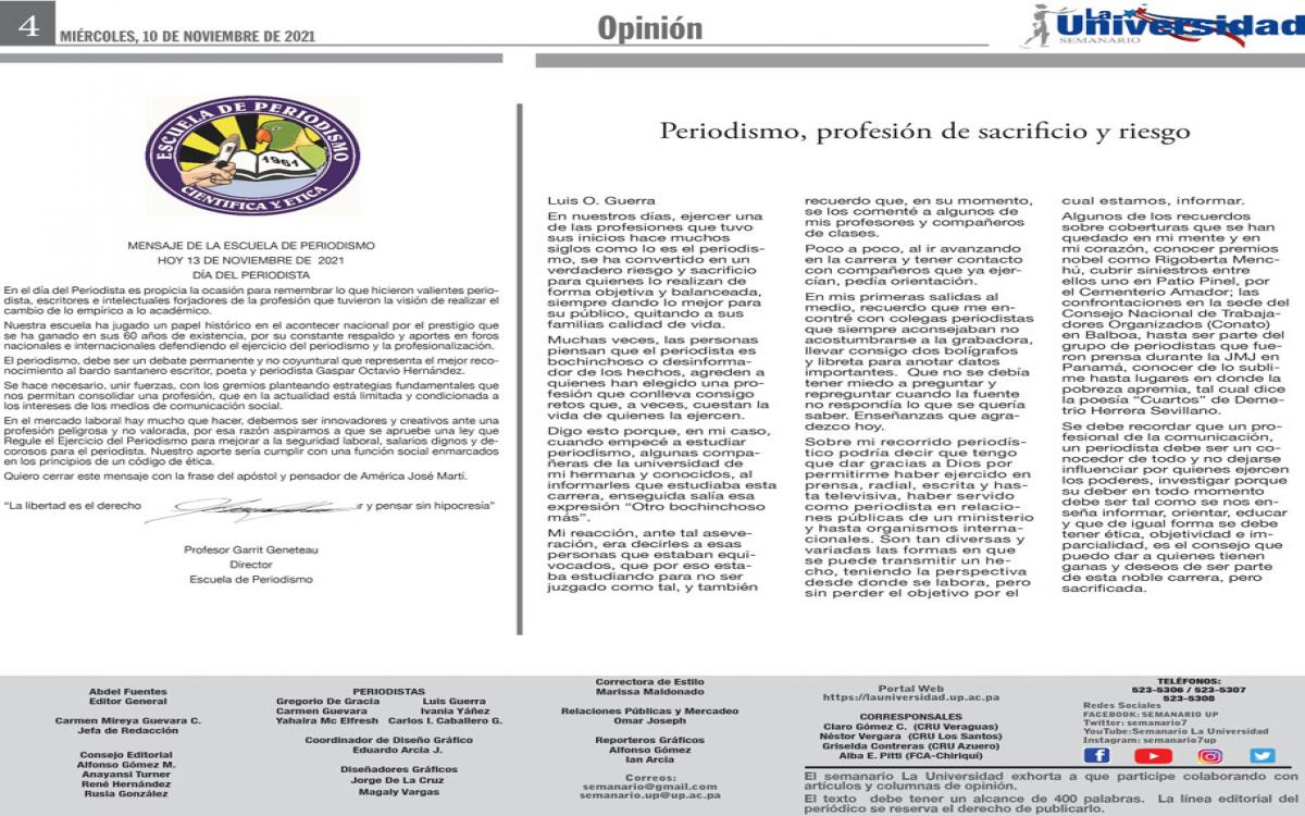 escuela de periodismo 