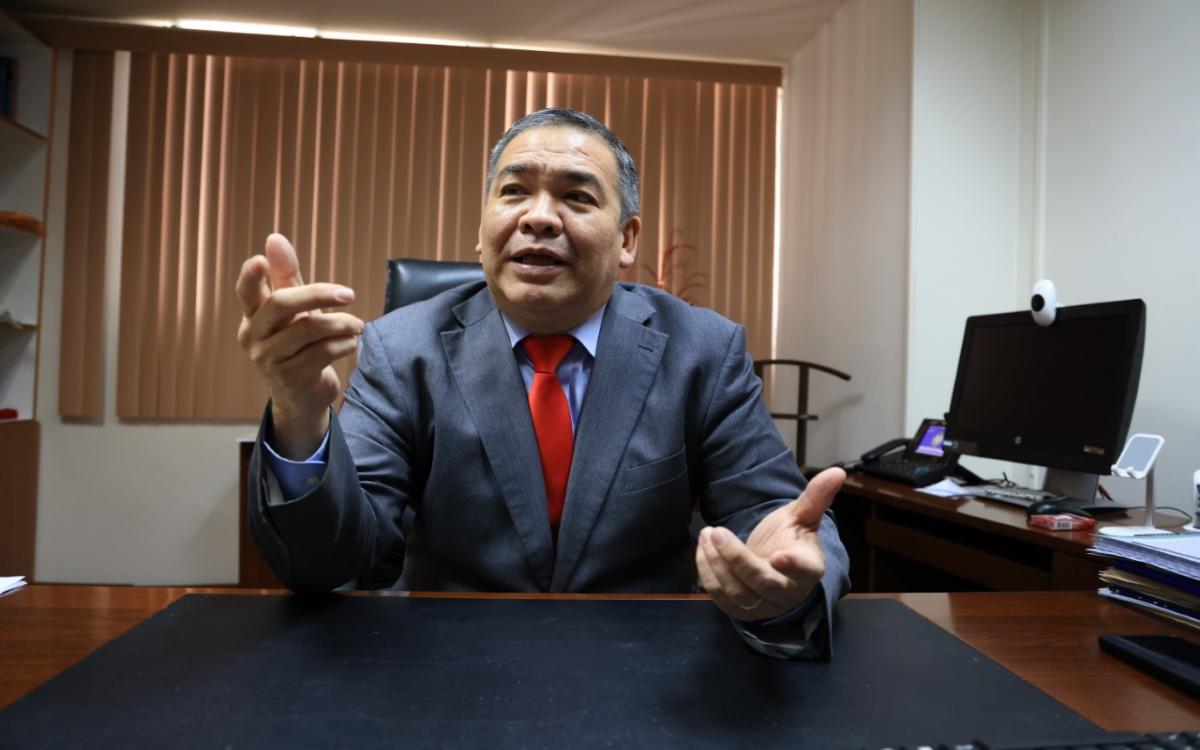 Magíster Ricardo Him, vicerrector de Extensión