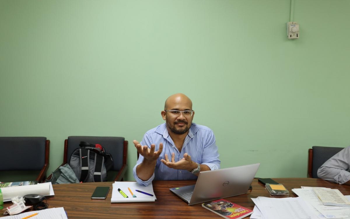 Magíster Víctor Manuel Ortiz Salazar, investigador del Iden. 