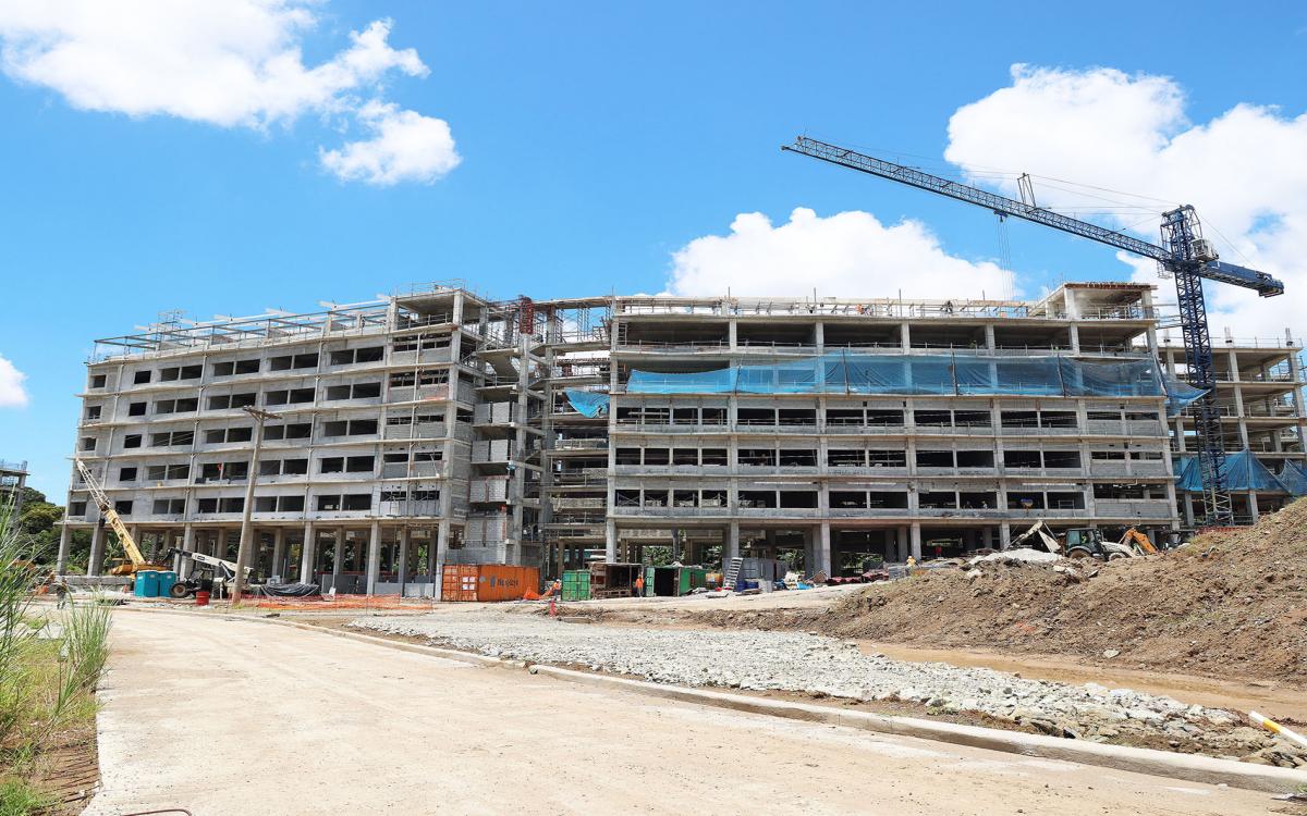 En estos edificios se alojarán las aulas de clases. 